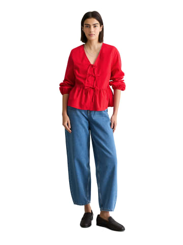 Marc O'Polo DENIM Schleifenbluse relaxed in Carmine Red