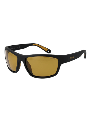Polaroid Unisex Sonnenbrille Rechtwinklig Schwarz