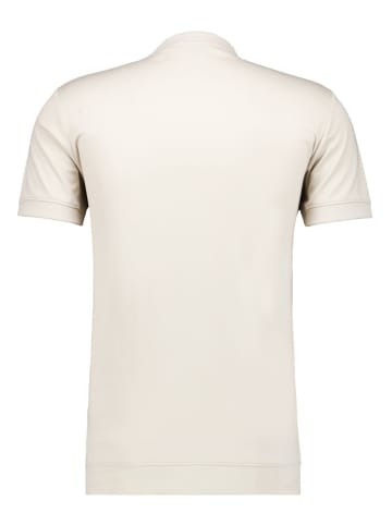 Ragman Pima T-Shirt Rundhals mit Bündchen in Beige