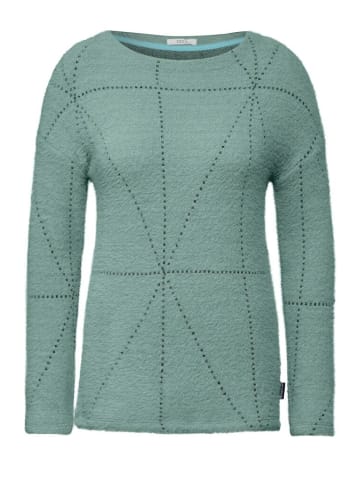 Cecil Langarmshirt in glaced salvia green