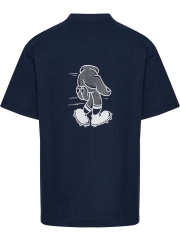Hummel T-Shirt Hmlloose Lebensstil Kinder in DARK SAPPHIRE