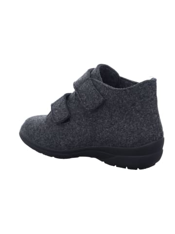 Solidus Hausshuhe für Damen in anthrazit