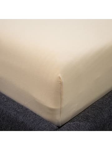Traumschloss Comfort Jersey Spannbettlaken in natur