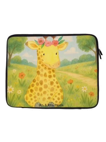 Mr. & Mrs. Panda Notebook Tasche Giraffe Blumenkranz Design ohne... in Weiß