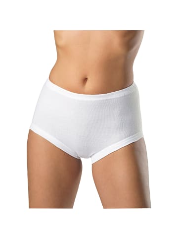 Erwin Müller Baumwolle, Feinripp Taillenslip 3er-Pack in weiß