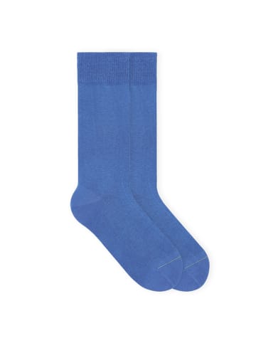 von Jungfeld Classic Socken Signature Innenbund in Hellblau