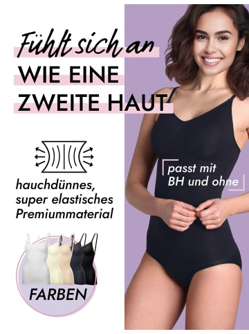 Skin Wrap Unterhemd ohne Bügel in Anthrazit