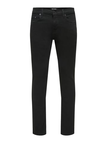 ONLY & SONS Slim Fit Jeans in Black Denim