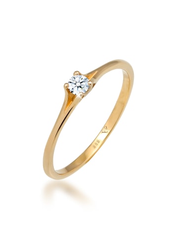 Elli DIAMONDS  Ring 585 Gelbgold Verlobungsring in Gold