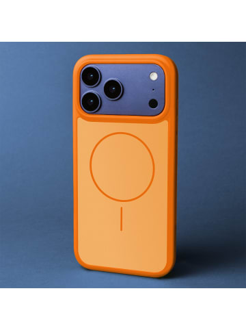 COFI 1453 TFO Frame Thin Mag Kompatibel mit  iPhone 18 Pro / 17 Pro Orange in Orange
