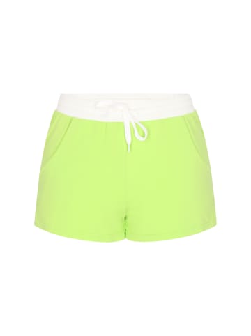 myMO ATHLSR Women Shorts in lime offwhite