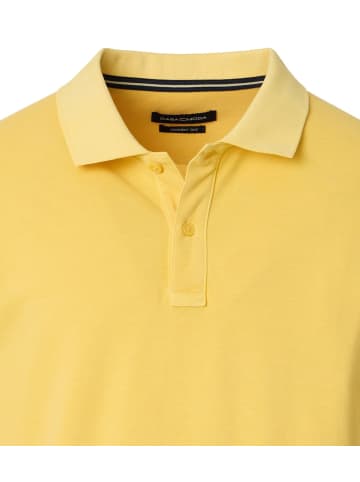 CASAMODA Polo-Shirt in Gelb