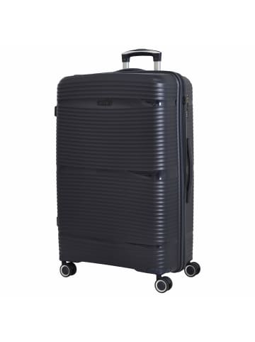 D&N Travel Line 4200 - 4-Rollen-Trolley L 77 cm (taupe) in darkblue