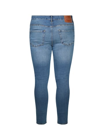 SikSilk Skinny Fit in washed mid blue