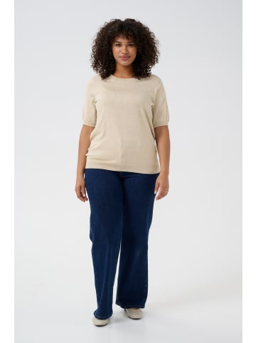 KAFFE curve Strickpullover KClizzy in Feather Gray Melange