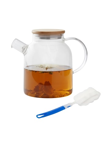 relaxdays Teekanne in Transparent - 1,8 l