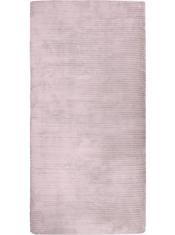 Aspero Spannbettlaken aus Streifen-Flanell Parana in Rosa