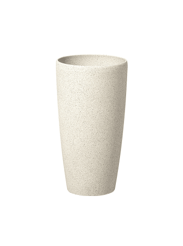Beliani 2-tlg Outdoor Blumentopf ABDERA in Beige