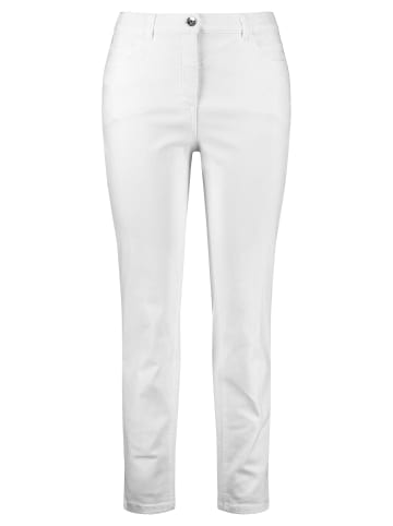 SAMOON Hose Jeans lang in white