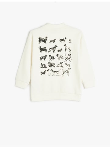 KOTON Sweatshirt in Ekru