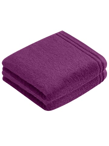 Vossen 2er Pack Handtuch in purple