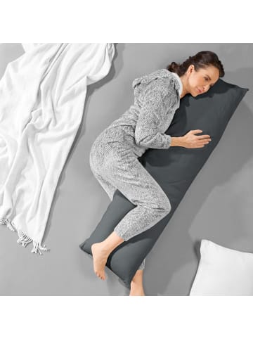 Erwin Müller Single-Jersey Seitenschläferkissenbezug Murnau in anthrazit