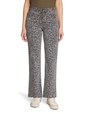 CARTOON Stretch-Jeans mit Muster in Grau/Grau