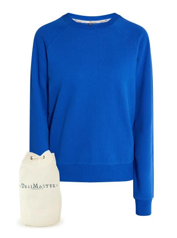 DreiMaster Maritim Sweatshirt + Shopping Bag - Set in Royalblau