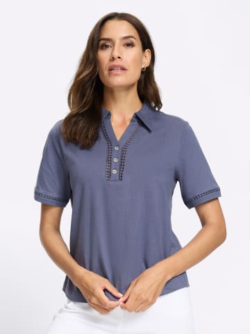 WITT WEIDEN Poloshirt in rauchblau