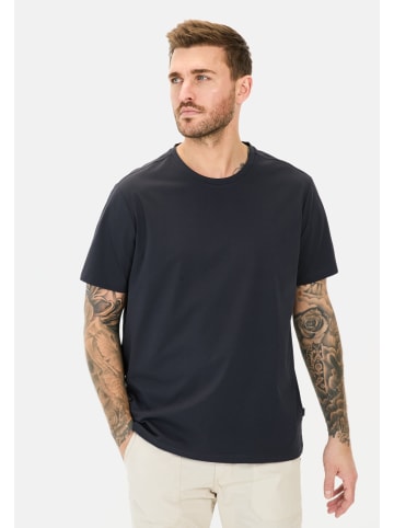 Camel Active T-Shirt mit Rückenprint in Dunkelblau