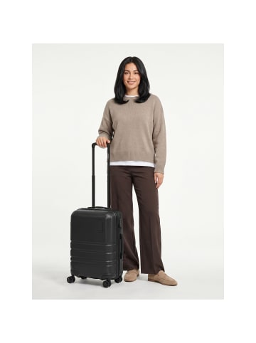 Redolz Pro ABS 4 Rollen Kabinentrolley 53 cm in black