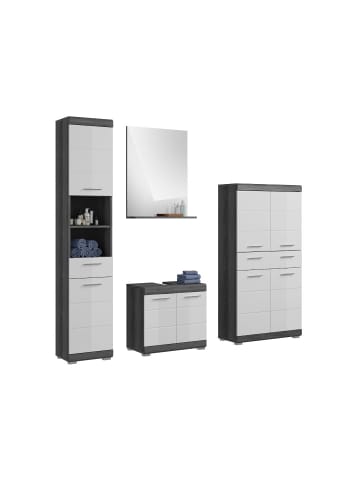 ebuy24 Badmöbelset Scout Weiß 186 x 34 cm