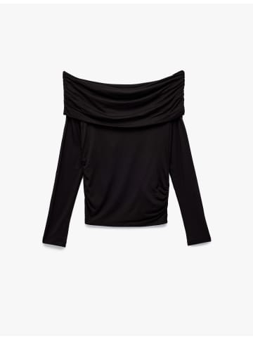 KOTON TSHIRT LS in Schwarz