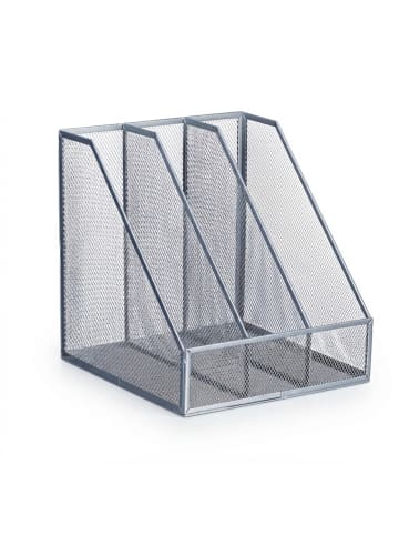 relaxdays Stehsammler in Silber - (B)24 x (H)26 x (T)26 cm