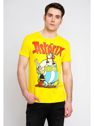 Logoshirt T-Shirt Asterix und Obelix in gelb