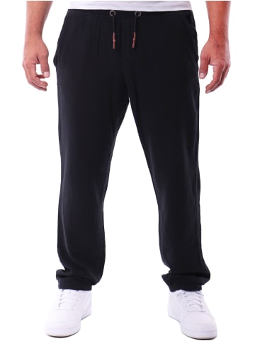 RESLAD Baumwollhose Freizeithose lang in schwarz