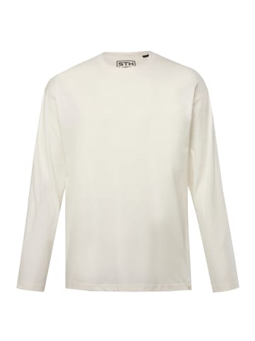 STHUGE Kurzarm T-Shirt in offwhite