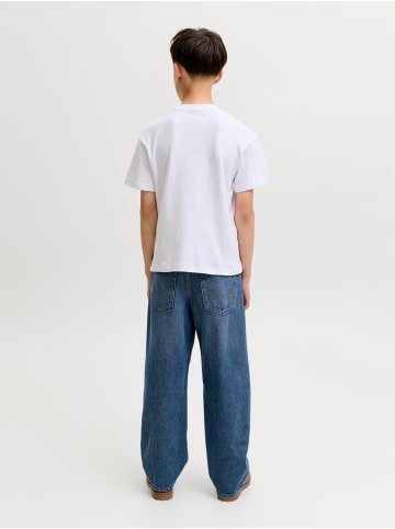 JACK & JONES Junior Baggy-Jeans High Waist Jjialex in blue denim