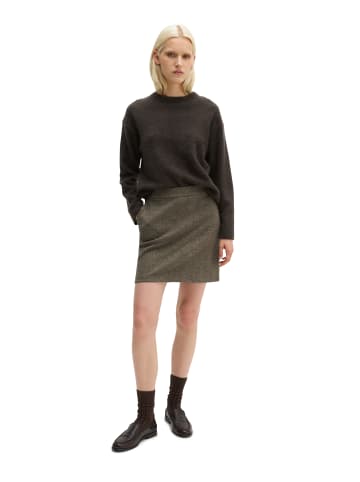 Marc O'Polo Tweed-Jerseyrock shaped in Dark Brown