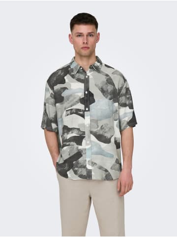 ONLY & SONS Hemd in Surf Spray