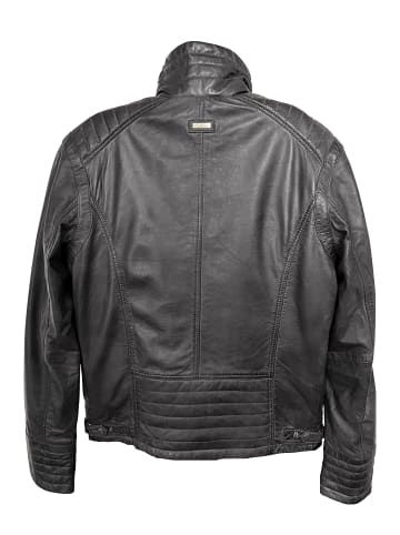 CBL Herren Lederjacke in schwarz
