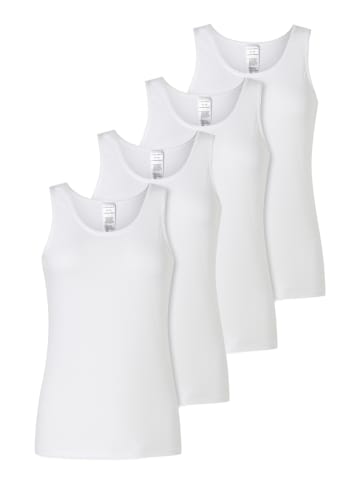 Schiesser Unterhemd / Top 95/5 Modern Cotton in Weiß