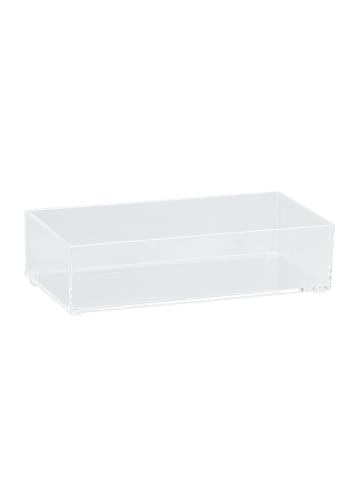 relaxdays 3 x Schubladenorganizer in Transparent - (B)19 x (H)5 x (T)9,5 cm