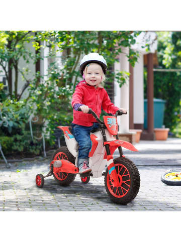 HOMCOM Elektromotorrad Kinder 3-8 km/h Rot