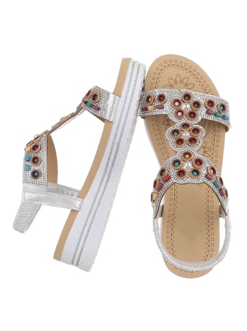 Ital-Design Sandale & Sandalette in Silber