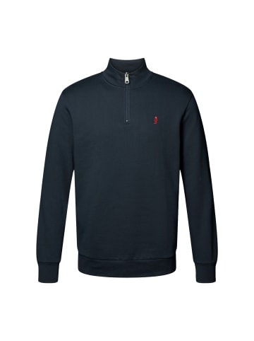 MCS Sweatshirt mit Halbreißverschluss Clement in Dark Sapphire