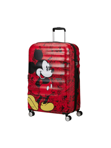 American Tourister Wavebreaker Disney Spinner 77 cm mit TSA-Zahlenschloss in Mickey Comics Red