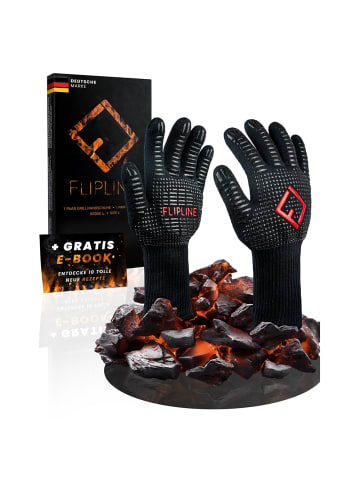 Flip Grillhandschuhe L Schwarz