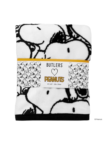 Butlers Plaid PEANUTS Snoopy Allover in Schwarz