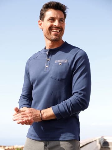 WITT WEIDEN Langarm-Shirt in dunkelblau